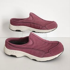 Easy Spirit Traveltime Mules Magenta Walking Causal Slip On Shoes Size 7M